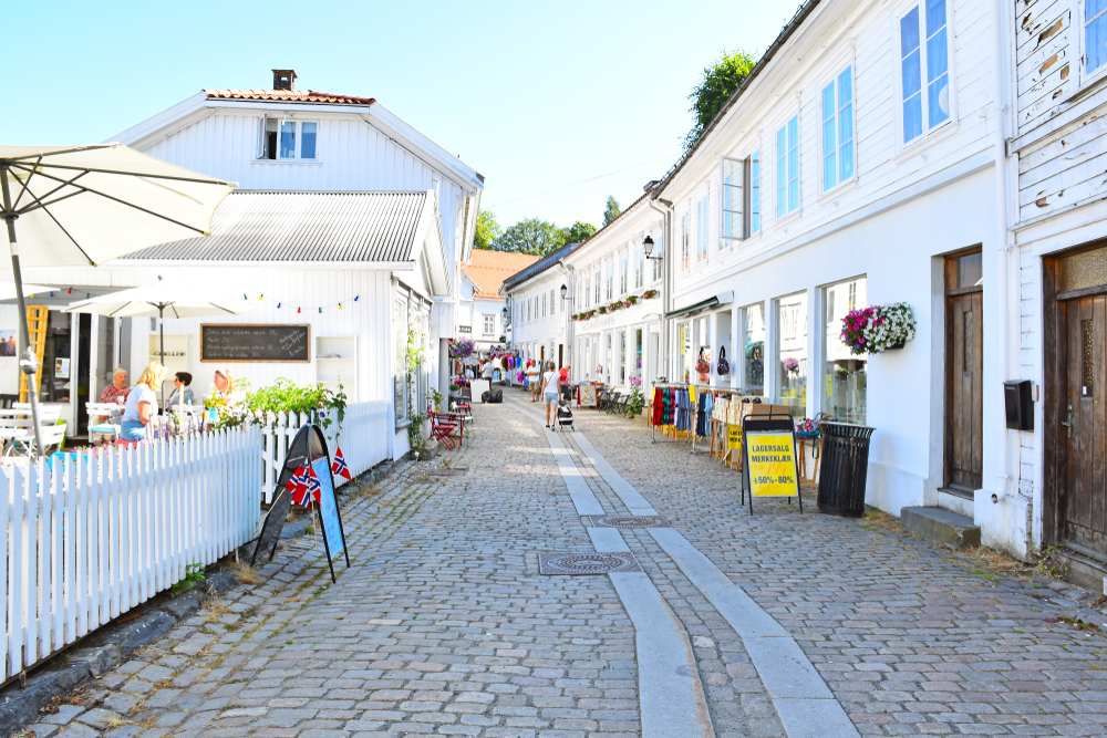 Tvedestrand town in Norway