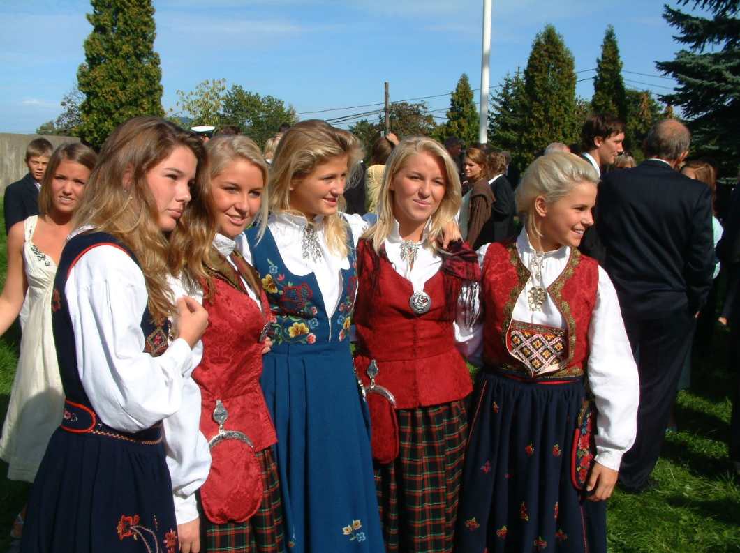 Bunad national clothes in Norway