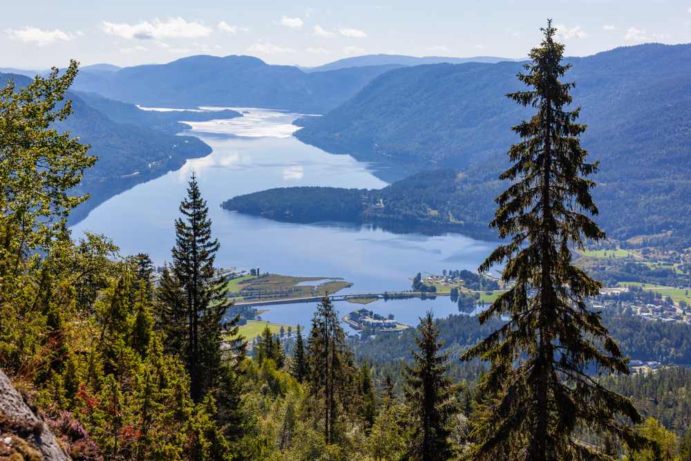Lake Seljord in Norway