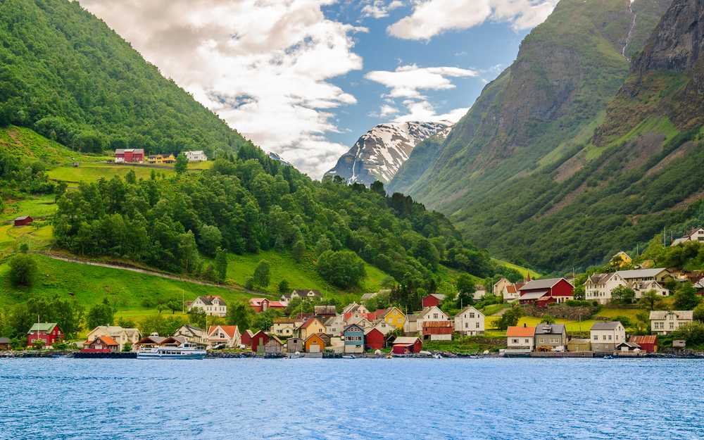 Village in Sognefjord
