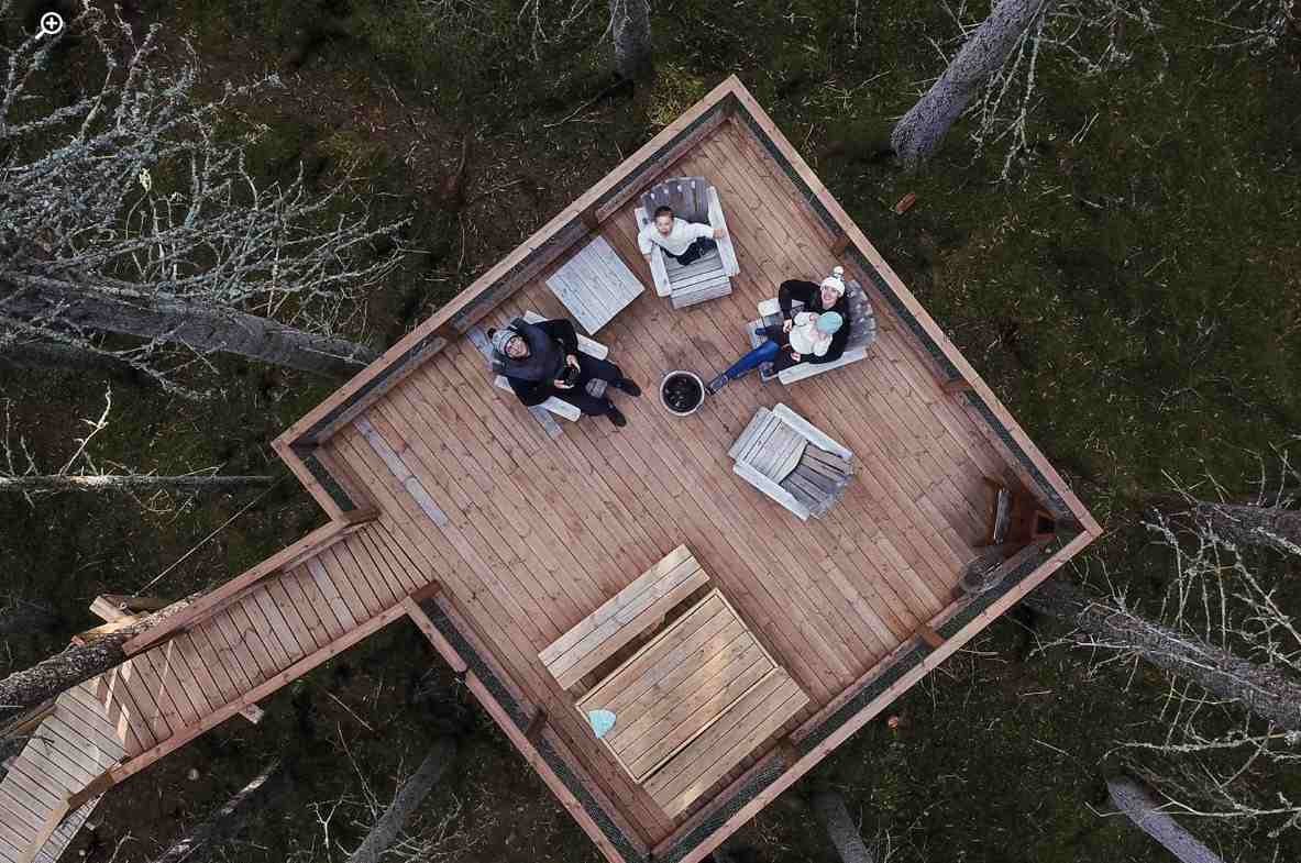Tree house in Norway