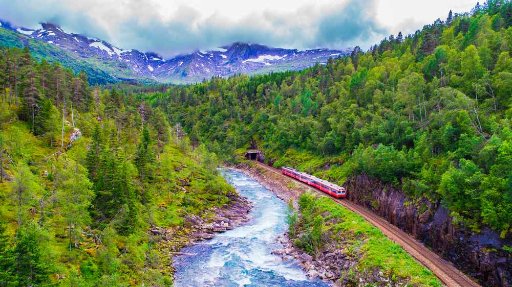 Railway in Bergen