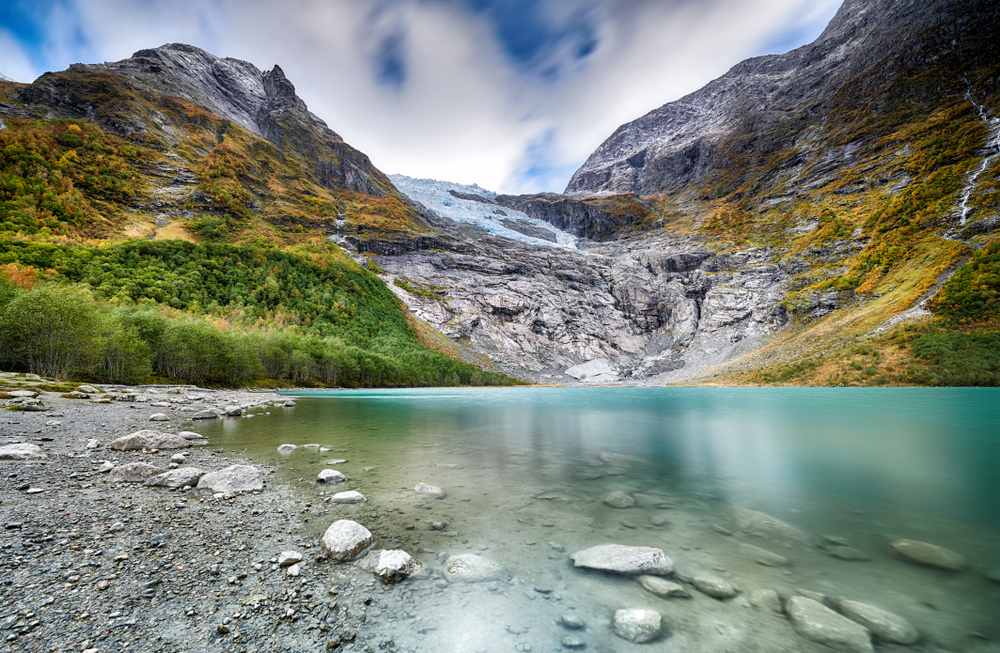Lake in Jostedalsbreen National Park