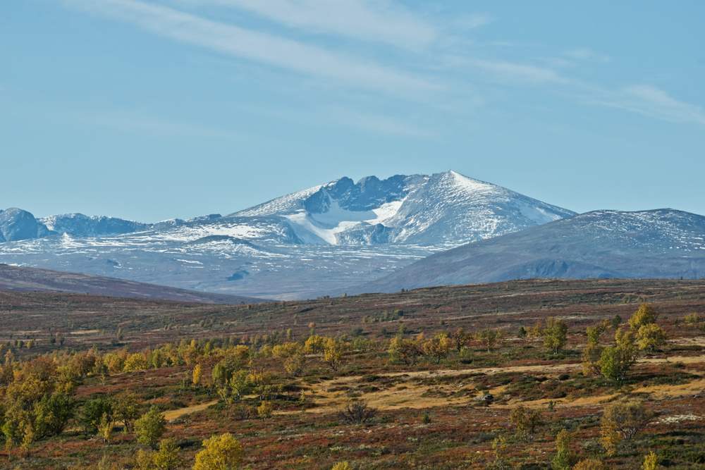 Snohetta mountain in Norway