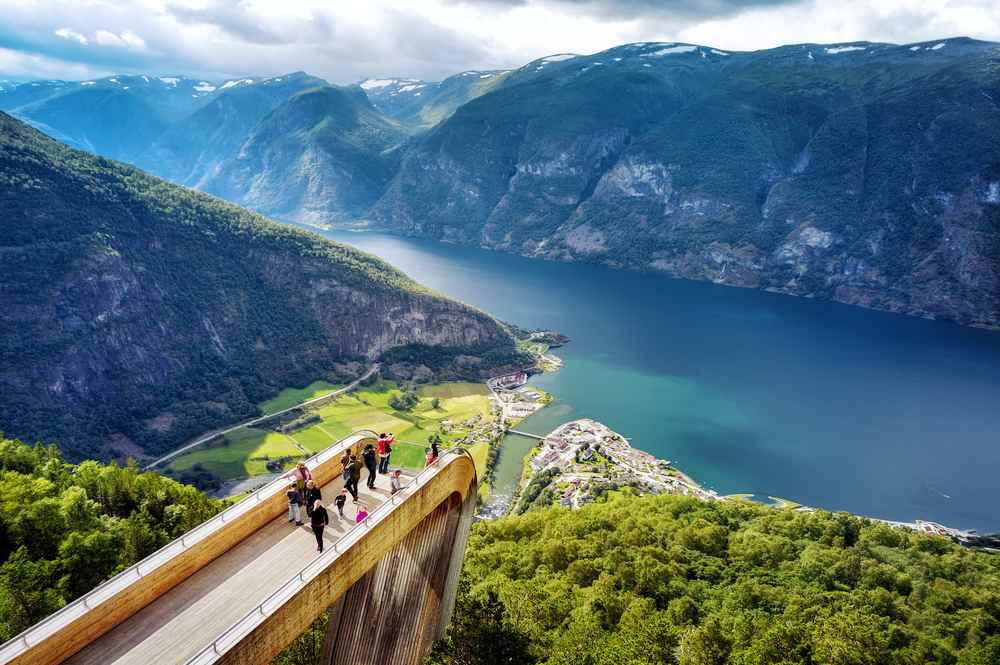 Stegastein Lookout in Norway