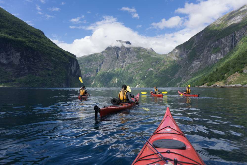 Kayak in Norway