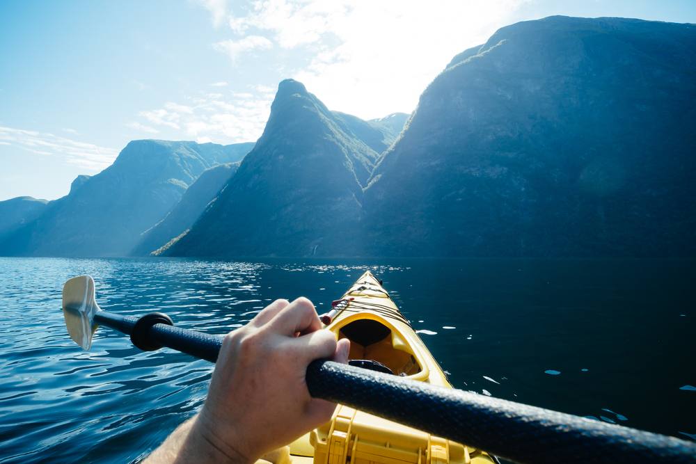 Kayak activity in Norway