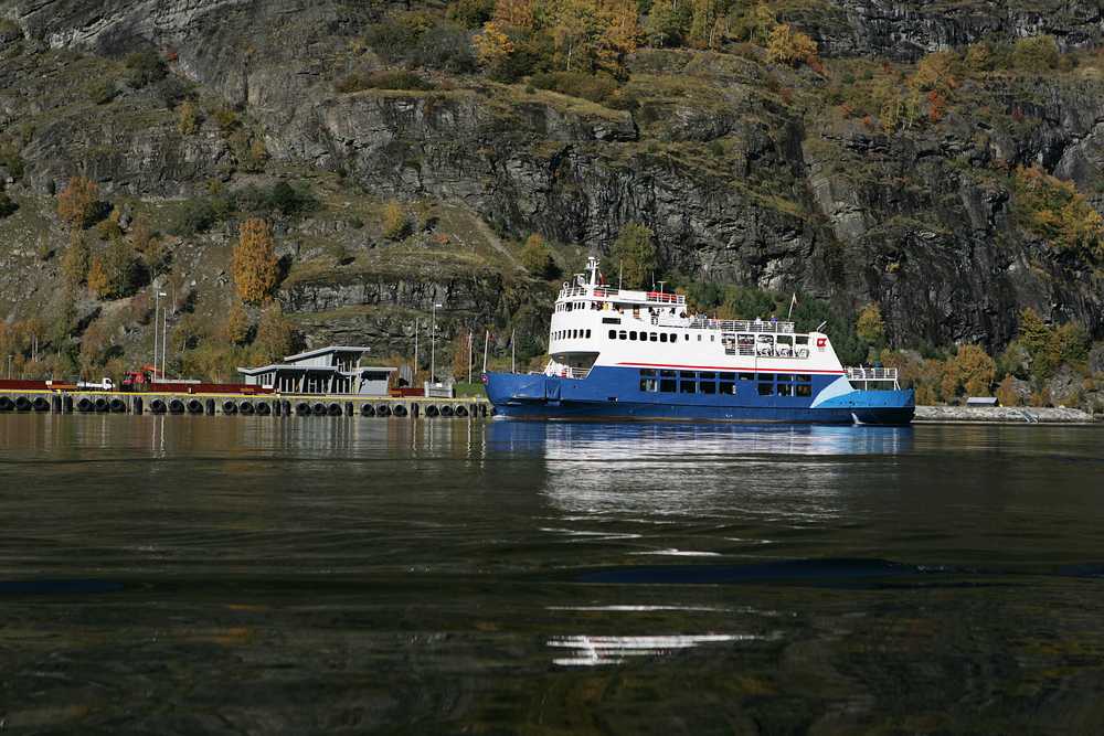 Boat in Flam Fjord