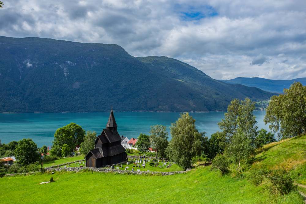 Borgund Stave Church in Norway