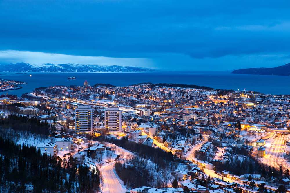 Narvik at night