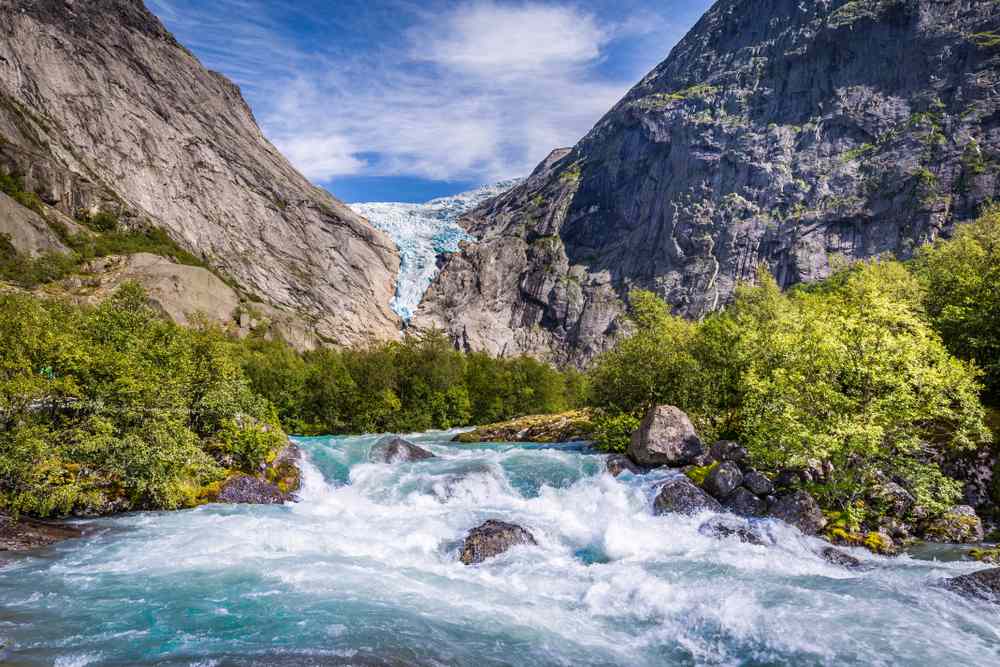 Jostedalsbreen in Norway