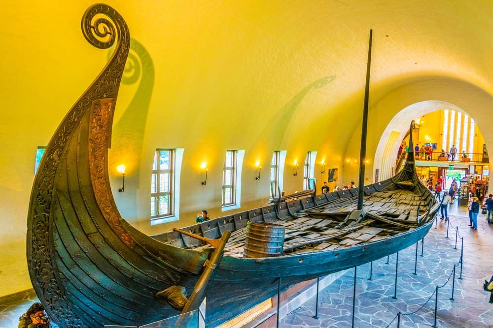 Viking Ship in a Museum