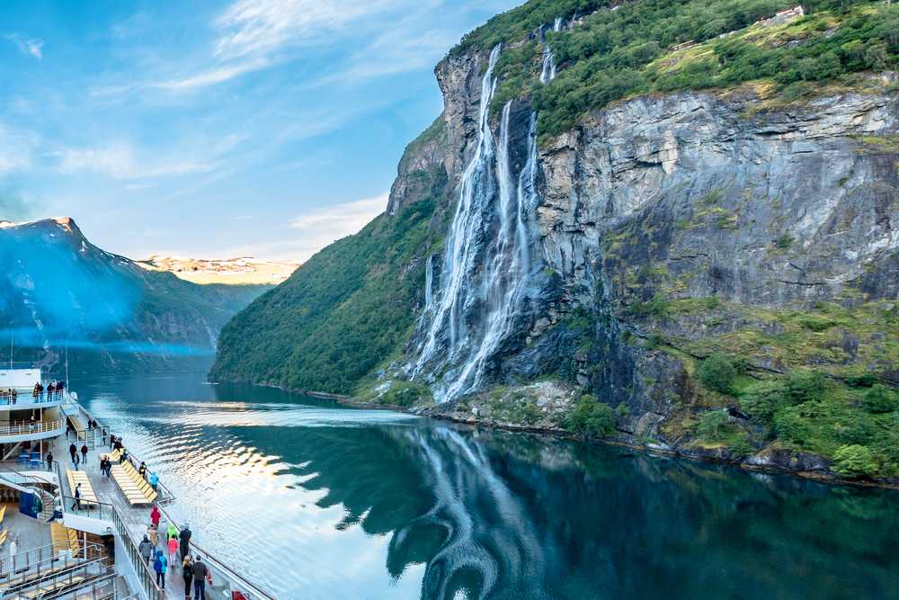 Seven Sister Waterfall in Norway