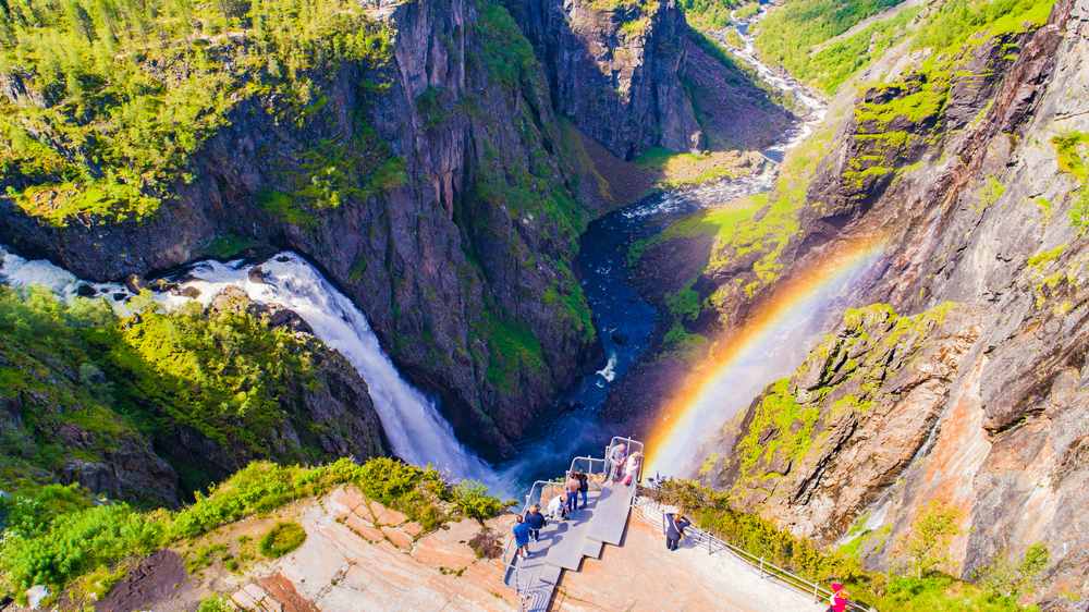 Voringsfossen Falls in Norway