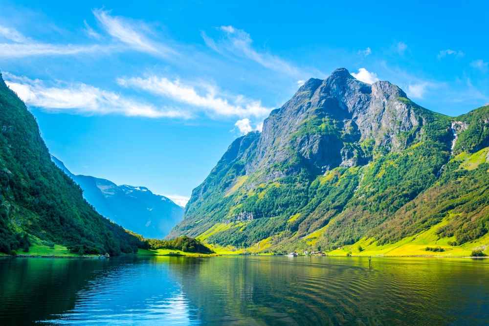 Aurlandsfjord, fjord in Norway
