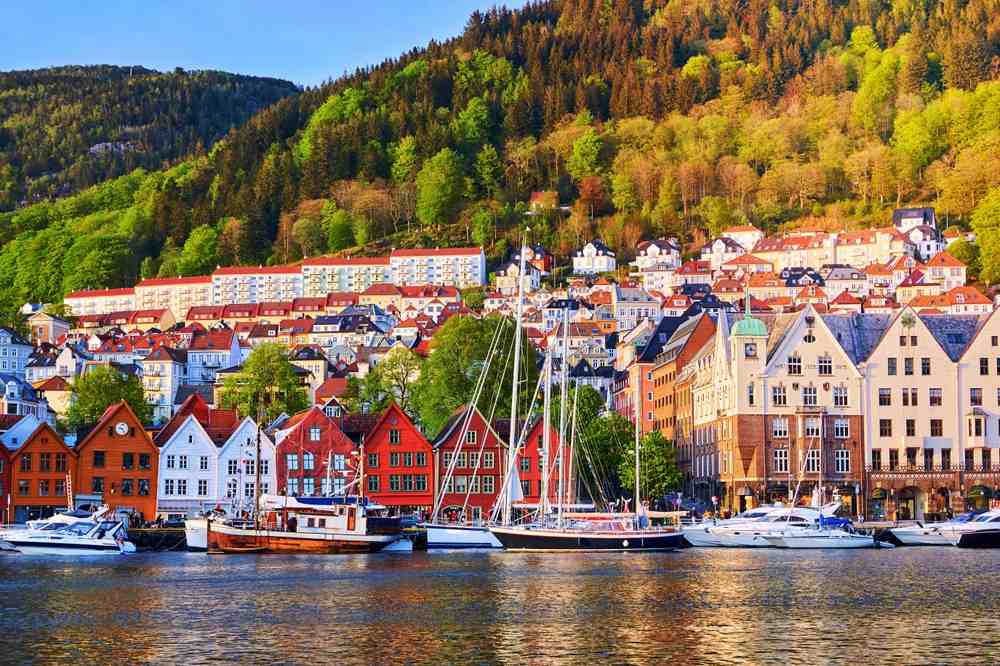 Bergen Bryggen Off Season At Bryggen Bergen In Norway Editorial Image Bergen Bryggen Off Season At Bryggen Bergen In Norway Editorial Image